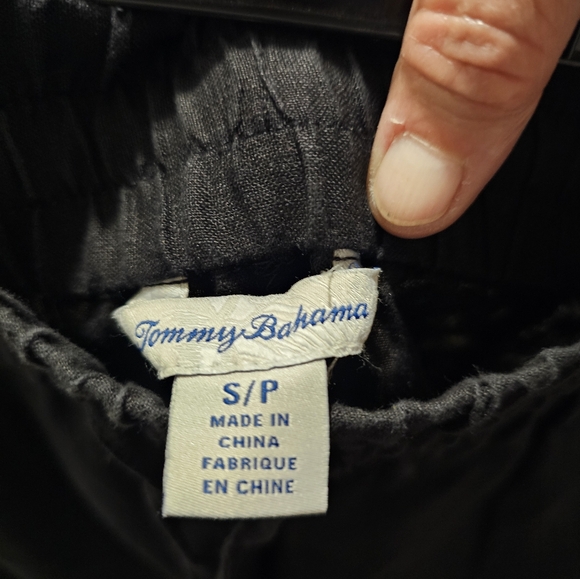 Tommy Bahama black Linen pants small to med - Picture 3 of 6